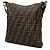 Fendi Brown Zucca Canvas Selleria Crossbody Marrone - vista 2