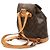 Louis Vuitton Brown Monogram Montsouris MM Marrone - vista 2