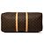 Louis Vuitton Brown Monogram Keepall 55 Marrone - vista 3