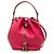 Bulgari Borsa a secchiello Bvlgari Serpenti Forever in pelle rosa
