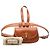 Borsa cintura Gucci Brown Mini Calfskin Bamboo 1947 Marrone - vista 7
