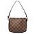Louis Vuitton Brown Damier Ebene Trousse Pochette Marrone