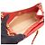 Chanel Borsa Hobo Wavy CC in vitello graffiato lucido rosa Small - vista 3