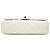 Chanel White Medium Classic Caviar Double Flap Bianco - vista 3