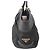 Borsa a tracolla Prada Berlino in Tessuto nera con rifiniture Nero - vista 3