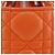 Dior Orange Medium Lambskin Cannage Lady Dior Arancione - vista 13