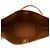 Céline Borsa a secchiello Celine Small Triomphe in tela rivestita marrone Marrone scuro - vista 4