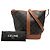 Céline Borsa a secchiello Celine Small Triomphe in tela rivestita marrone Marrone scuro - vista 7