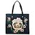 Gucci Blue Denim Tote mit besticktem Tiger Blau Dunkelblau