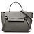 Belt Bag Céline Celine Mini Gürteltasche aus gegräubtem Kalbsleder Grau Braun Anthrazitgrau