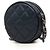 Clutch redonda Chanel Blue CC acolchoada em couro caviar com corrente Azul Azul marinho - vista 2