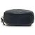Clutch redonda Chanel Blue CC acolchoada em couro caviar com corrente Azul Azul marinho - vista 3