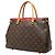 Louis Vuitton Brown Monogram Pallas MM Marrone - vista 2