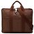 Hermès Brown Canvas Herline Porte Documents Marrone