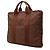 Hermès Brown Canvas Herline Porte Documents Marrone - vista 2