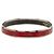Bracciale Hermès Caleche sottile in smalto rosso 65 Bordò - vista 2