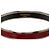 Bracciale Hermès Caleche sottile in smalto rosso 65 Bordò - vista 4