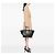 Céline Celine Black Medium Croc Embossed Leather Luggage Phantom Tote Nero - vista 6