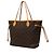 Louis Vuitton Brown Monogram Neverfull MM Braun - Ansicht 2