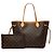 Louis Vuitton Brown Monogram Neverfull MM Braun - Ansicht 7