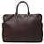 Louis Vuitton Brown Taiga Porte Documents Voyage PM Marrone Marrone scuro