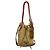 Mini borsa secchiello Prada in crochet effetto rafia beige