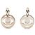 Orecchini a clip Chanel Silver CC Brass Turn Lock Argento - vista 2