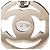 Orecchini a clip Chanel Silver CC Brass Turn Lock Argento - vista 4