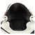 Balenciaga White Small Lambskin Graffiti Explorer Crossbody Bianco - vista 4