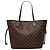 Louis Vuitton Brown Damier Ebene Neverfull MM Marrone