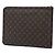 Louis Vuitton Brown Monogram Poche Documents Portfolio Marrone - vista 2
