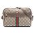 Borsa a tracolla Gucci Beige GG Supreme Ophidia
