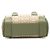 Borsa Amazona LOEWE Nano in jacquard Anagram verde e pelle di vitello - vista 3