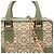 Borsa Amazona LOEWE Nano in jacquard Anagram verde e pelle di vitello - vista 6