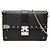 Portafoglio a catena Louis Vuitton Black Epi Trunk Nero
