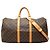Louis Vuitton Brown Monogram Keepall Bandouliere 50 Marrone