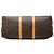 Louis Vuitton Brown Monogram Keepall Bandouliere 50 Marrone - vista 3