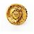 Orecchini a cerchio placcati oro Chanel D'oro - vista 4