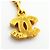 Collana Chanel placcata oro con strass D'oro - vista 2