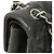 Borsa a tracolla Chanel in pelle d'agnello nera Nero - vista 6