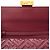 Borsa a tracolla Fendi in pelle Bordeaux Bordò - vista 8