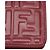 Borsa a tracolla Fendi in pelle Bordeaux Bordò - vista 9