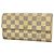 Louis Vuitton Damier Azur Portefeuille Sarah Long Wallet Bianco