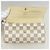 Louis Vuitton Damier Azur Portefeuille Sarah Long Wallet Bianco - vista 10