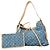 Borsa a tracolla Louis Vuitton Monogram Denim Carryall NM MM Blu