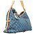 Borsa a tracolla Louis Vuitton Monogram Denim Carryall NM MM Blu - vista 2