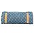 Borsa a tracolla Louis Vuitton Monogram Denim Carryall NM MM Blu - vista 3