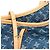 Borsa a tracolla Louis Vuitton Monogram Denim Carryall NM MM Blu - vista 6