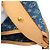 Borsa a tracolla Louis Vuitton Monogram Denim Carryall NM MM Blu - vista 8
