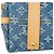 Borsa a tracolla Louis Vuitton Monogram Denim Carryall NM MM Blu - vista 9